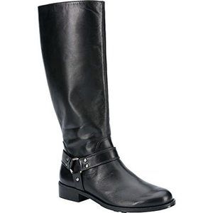 Walking Cradles Women's Kristen Wide Calf Black 7 D US